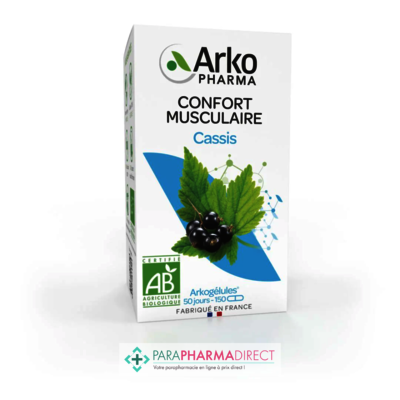 Nutrition / Sport ArkoPharma ArkoGélules - Cassis - Confort Musculaire - BIO 150 gélules
