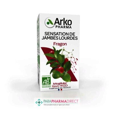 Nutrition / Sport ArkoPharma ArkoGélules - Fragon - Sensation de Jambes Lourdes - BIO 45 gélules