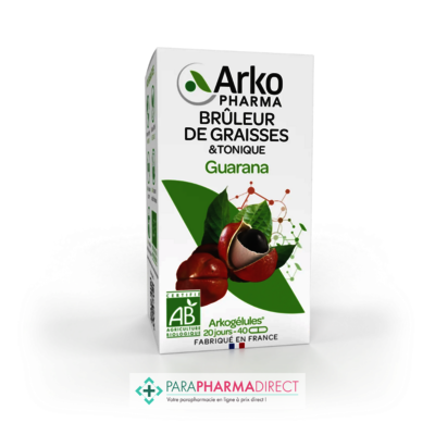 Nutrition / Sport ArkoPharma ArkoGélules - Guarana - Brûleur De Graisses & Tonique - BIO 40 gélules