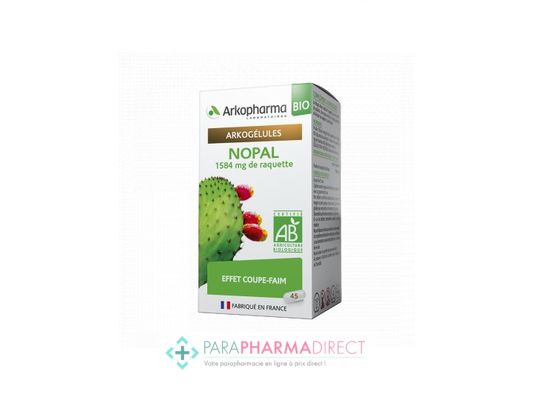 Nutrition / Sport ArkoPharma ArkoGélules - Nopal - Effet Satiété - BIO 45 gélules