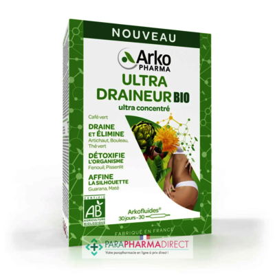 Nutrition / Sport ArkoPharma ArkoFluides - Ultra Draineur BIO 30 Ampoules