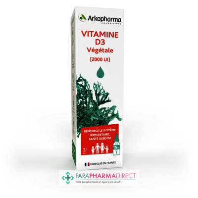 Nutrition / Sport ArkoPharma ArkoFluides - Vitamine D3 Végétale 15ml