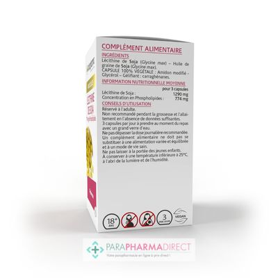Nutrition / Sport ArkoPharma ArkoGélules - Lécithine De Soja - Glycine Max - 150 Capsules