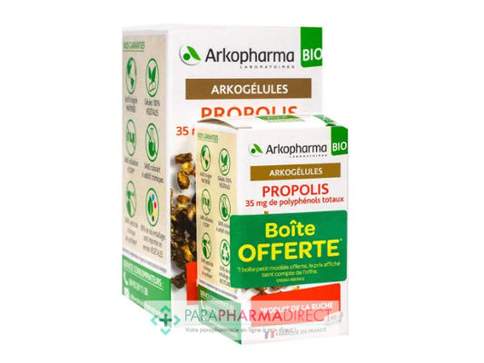Nutrition / Sport ArkoPharma ArkoGélules - Propolis - Produit de la Ruche - BIO 130+40 gélules OFFERTES