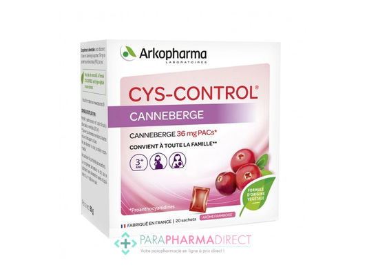 Nutrition / Sport ArkoPharma Cys-Control Confort Urinaire Canneberge 20 sachets