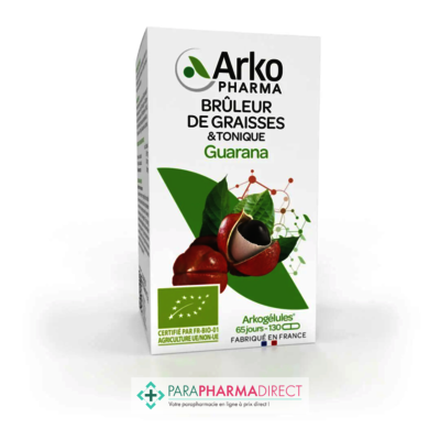 Nutrition / Sport ArkoPharma ArkoGélules - Guarana - Brûleur de Graisses & Tonique - BIO 130 gélules