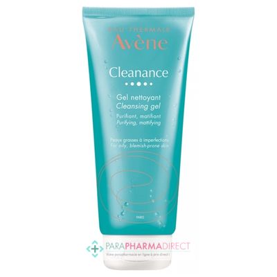 Corps / Beauté Avène Cleanance - Gel Nettoyant - Peaux Grasses à Imperfections 200ml : Acné / Peaux Jeunes pour Visage