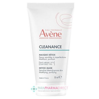 Corps / Beauté Avène Cleanance Masque Détox 50ml : Acné / Peaux Jeunes pour Visage