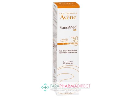 Corps / Beauté Avène Solaire SunsiMed KA SPF50+ Peaux Sensibles 80ml : Protection pour Solaires