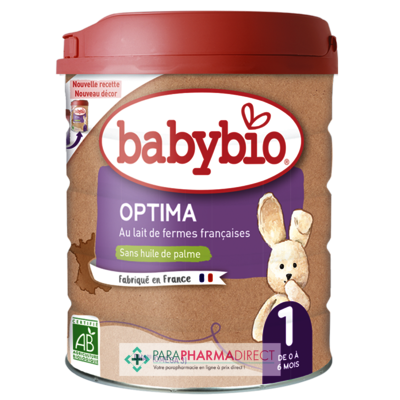 Bébé / Grossesse Babybio Lait Infantile - Optima 1 - De 0 à 6 mois - BIO 800g : Laits pour Bébé / Enfant