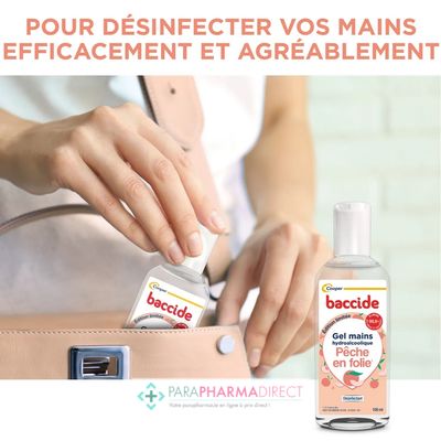 High-Tech / Autres Baccide Gel Mains Hydroalcoolique Pêche en Folie 100ml