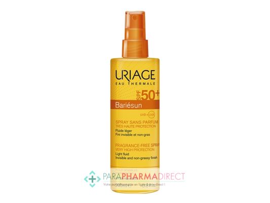 Corps / Beauté Uriage Bariésun Spray Solaire Sans Parfum SPF50+ 200ml : Protection pour Solaires