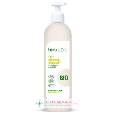 Corps / Beauté Bio Secûre Lait Corporel Hydratant - A l'Aloé Vera & au Karité - BIO - 400 ml
