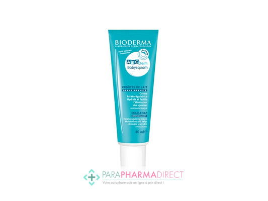 Bébé / Grossesse Bioderma ABCDerm Babysquam Croûtes de Lait Crème Kératorégulatrice 40ml : Soins de Peau pour Bébé / Enfant