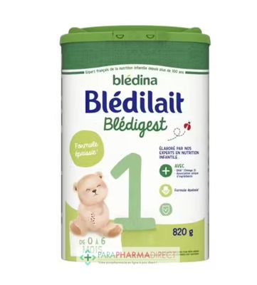 Bébé / Grossesse Blédina Blédilait Blédigest 1 - De 0 à 6 Mois - 820 g : Laits pour Bébé / Enfant