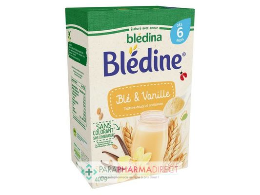 Bébé / Grossesse Blédina Blédine saveur Blé & Vanille 400g : Repas pour Bébé / Enfant