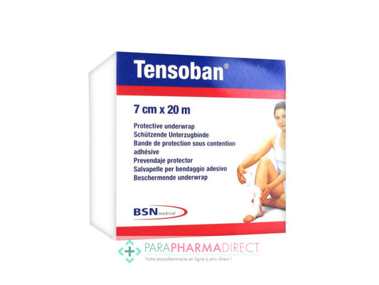 Nutrition / Sport BSN Médical Tensoban Bande de Protection Sous Contention Adhésive 7cm x 20m : Bandes / Adhésifs pour Orthopédie / Matériel / Bandes