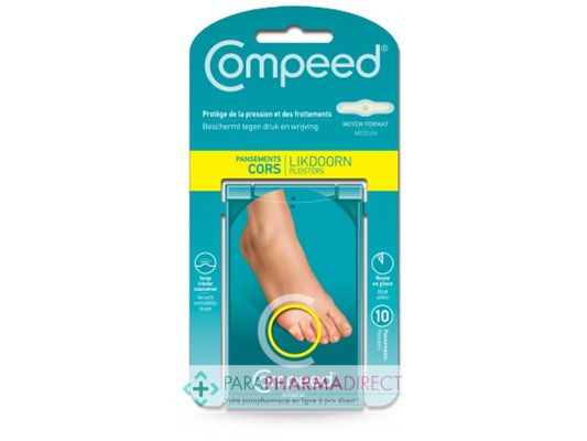 Corps / Beauté Compeed Pansements Cors Moyen Format 10 Pansements