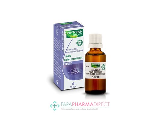 Hygiène / Bien-Être Phytosun Arôms Ambiance Complexe pour Diffuseur Pureté 30ml : Huiles Essentielles pour Phyto-Aroma / BIO