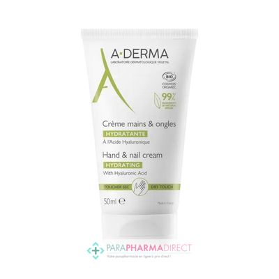Corps / Beauté A-Derma Crème Mains & Ongles Hydratante BIO 50ml