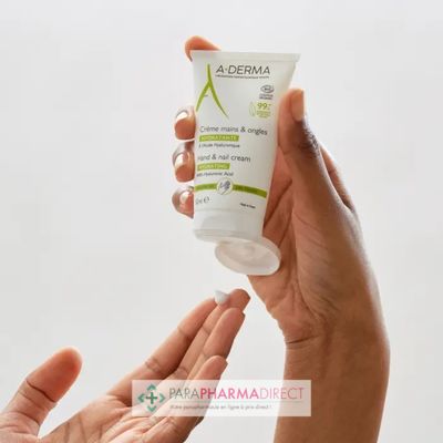 Corps / Beauté A-Derma Crème Mains & Ongles Hydratante BIO 50ml