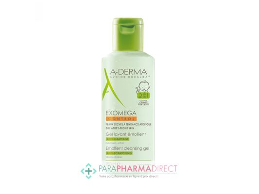 Bébé / Grossesse A-Derma Exomega Control Gel Lavant Emollient Anti-Grattage 200ml
