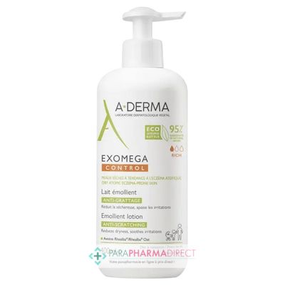 Corps / Beauté A-Derma Exomega Control Lait Emollient Anti-Grattage 400ml