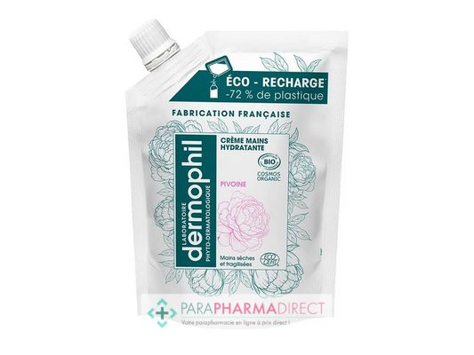 Corps / Beauté Dermophil Crème Mains Hydratante Pivoine BIO Eco-Recharge 200ml