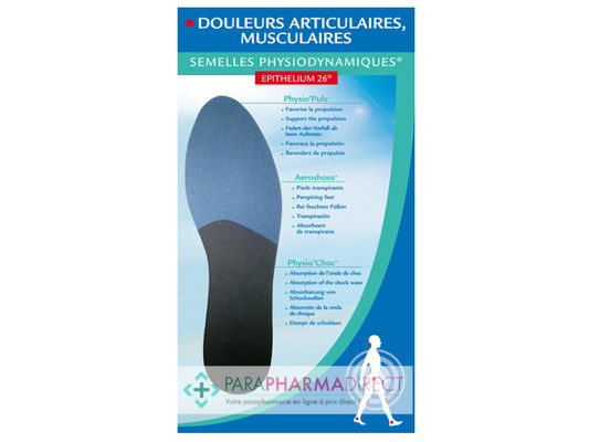 Nutrition / Sport Epitact Douleurs Articulaires Musculaires Semelles Physiodynamiques 38/39 Epithélium 26