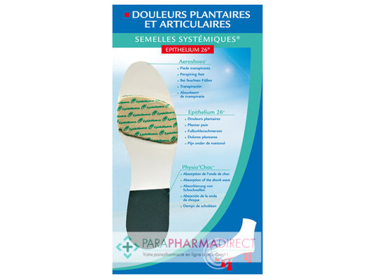 Nutrition / Sport Epitact Douleurs Plantaires et Articulaires Semelles Systémiques 36/37 Epithélium 26