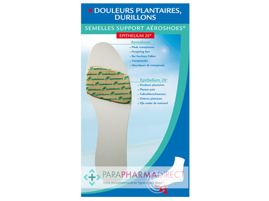 Corps / Beauté Epitact Douleurs Plantaires Durillons Semelles Support Aeroshoes 42/43 Epithélium 26