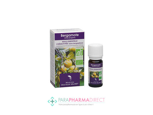 Hygiène / Bien-Être Dr Valnet Huile Essentielle Bergamote 10ml : Huiles Essentielles pour Phyto-Aroma / BIO
