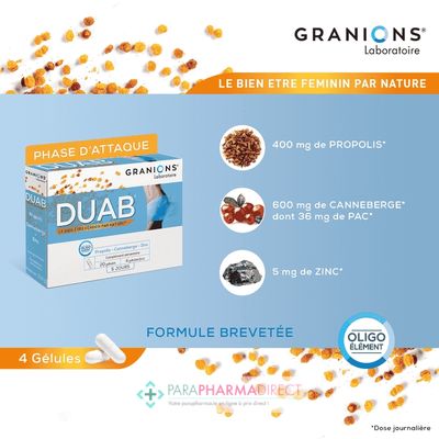 Nutrition / Sport Granions DUAB - Bien Être Féminin 20 gélules