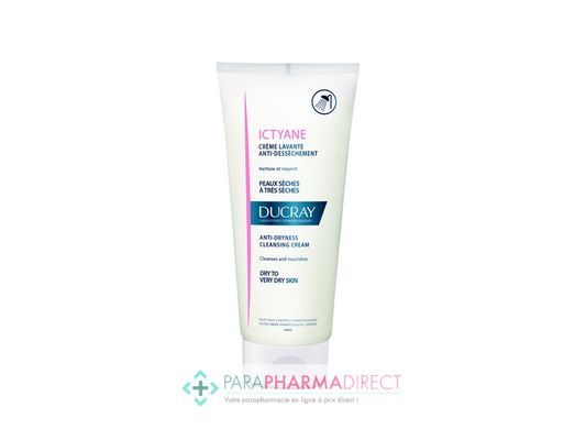 Corps / Beauté Ducray Ictyane Crème Lavante Anti-Dessèchement Visage & Corps 200ml