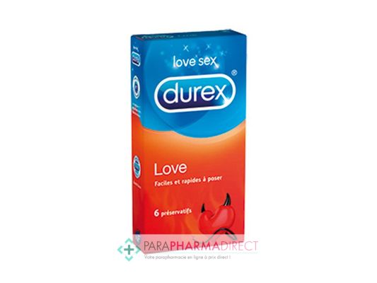 Corps / Beauté Durex Love Boite de 6 préservatifs : Sexualité pour Homme