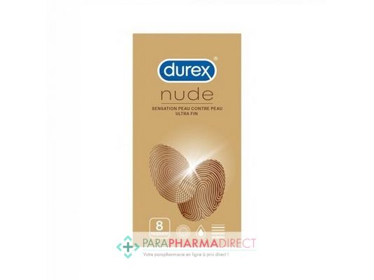 Corps / Beauté Durex Nude Ultra Fin Boite de 8 préservatifs : Sexualité pour Homme