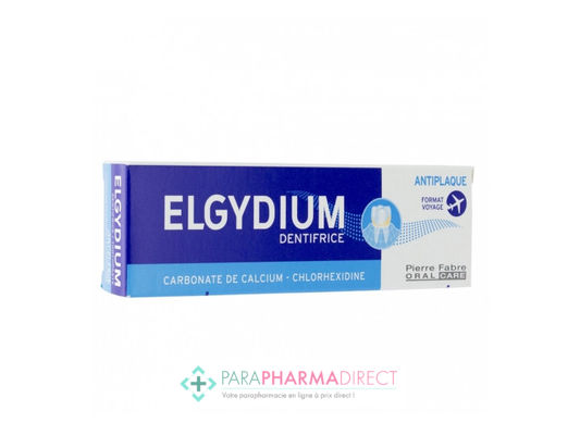 High-Tech / Autres Elgydium Dentifrice Anti-Plaque Dentaire 50ml Format Voyage