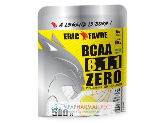 Nutrition / Sport Eric Favre BCAA 8.1.1 Zero Saveur Duo de Citrons 500g