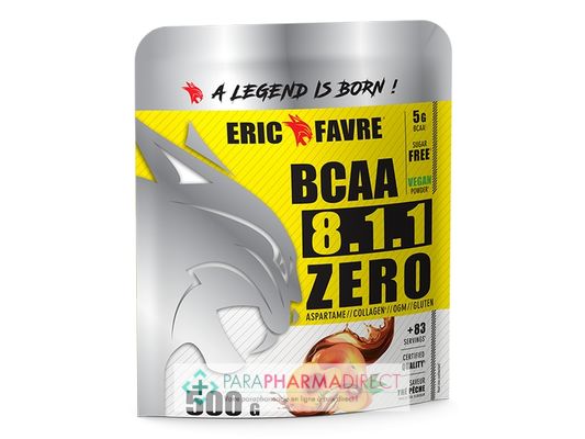 Nutrition / Sport Eric Favre BCAA 8.1.1 Zero Saveur Thé Pêche 500g