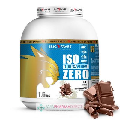 Nutrition / Sport Eric Favre Iso Zero 100% Whey - Saveur Chocolat au Lait 1,5kg