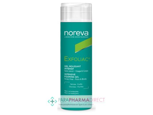 Corps / Beauté Noreva Exfoliac Gel Moussant Intensif Peaux à Imperfections 200ml : Acné / Peaux Jeunes pour Visage