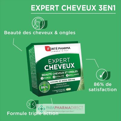 Nutrition / Sport Forté Pharma Expert Cheveux - Beauté Cheveux & Ongles 84 Comprimés