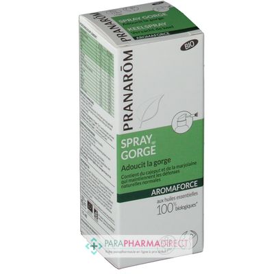 Hygiène / Bien-Être Pranarôm Aromaforce BIO Spray Gorge 15ml