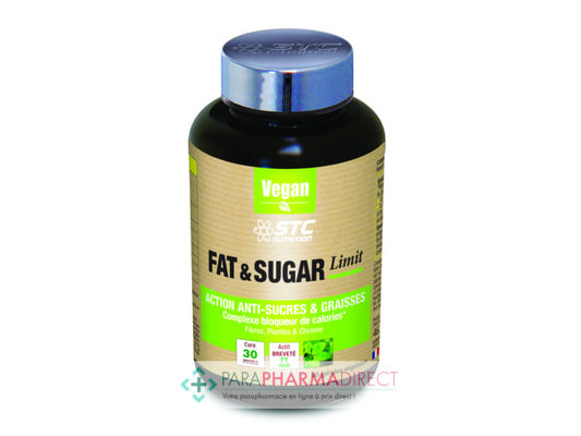 Nutrition / Sport STC Nutrition Contrôle du Poids Fat & Sugar Limit Action Anti-Sucres & Graisses 90 Gélules