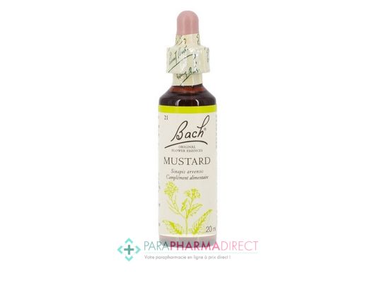 Nutrition / Sport Fleurs de Bach Mustard (moutarde) Sérénité, paix intérieure 20ml