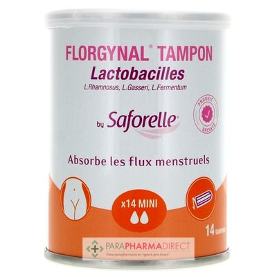 Hygiène / Bien-Être Saforelle Florgynal Mini 14 Tampons