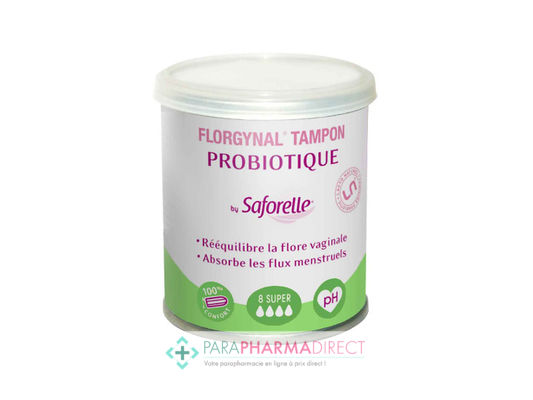 Hygiène / Bien-Être Saforelle Florgynal Super 8 Tampons