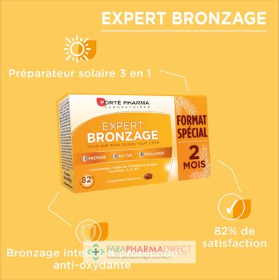 Nutrition / Sport Forté Pharma Expert Bronzage - Pour une Peau Dorée Tout l'Été 56 Comprimés