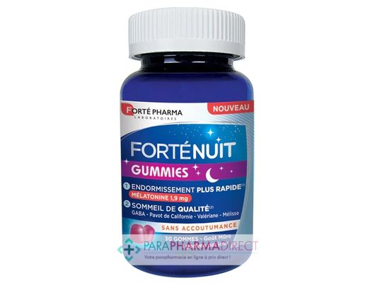 Nutrition / Sport Forté Pharma FortéNuit Gummies - Melatonine 1.9mg 30 Gommes