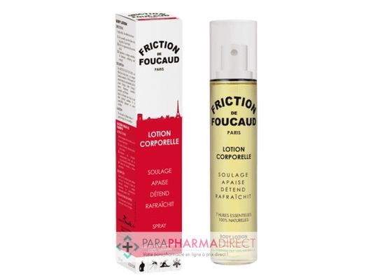 Hygiène / Bien-Être Friction de Foucaud Lotion Energisante pour le Corps Spray 125ml : Huiles Essentielles pour Phyto-Aroma / BIO